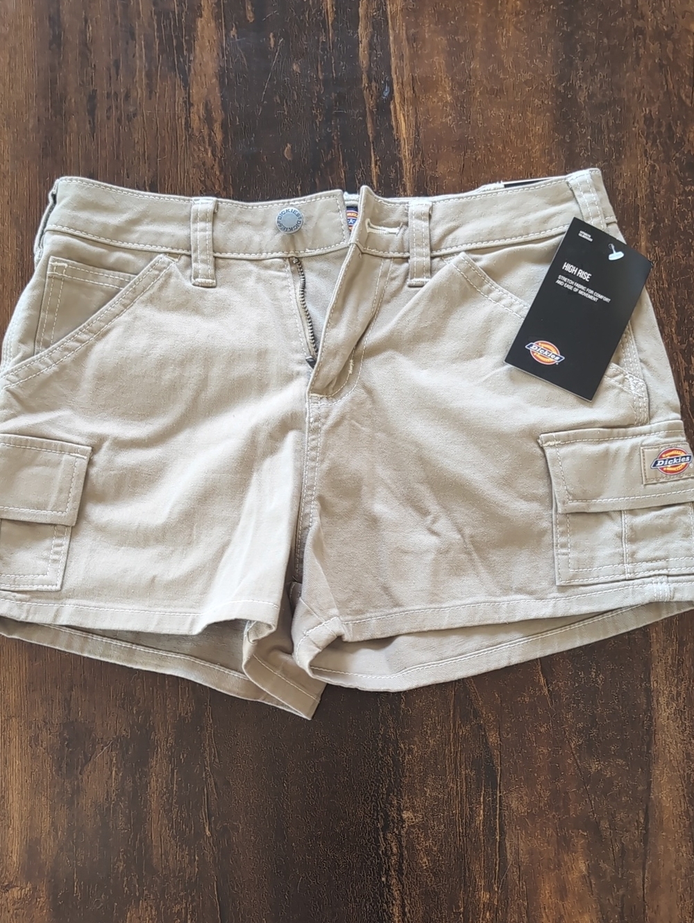 NWT Dickies Women's Tan Cargo Shorts